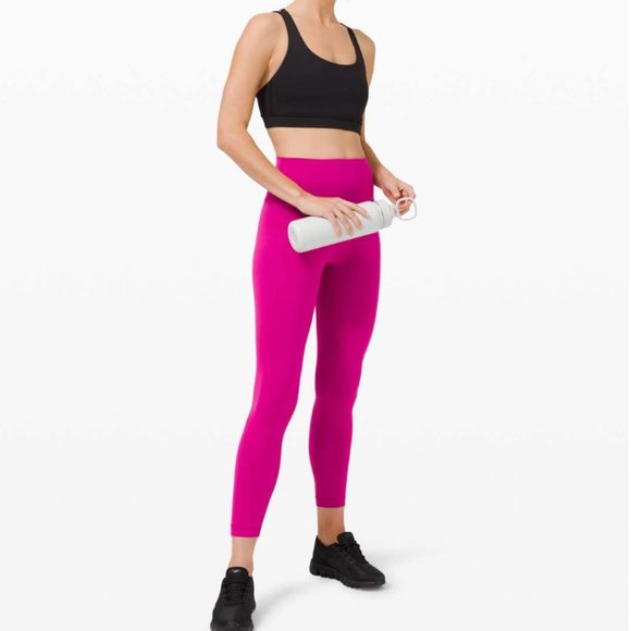 Lululemon Wunder Train High-Rise Tight 25" Ripened Raspberry 4 - Picture 2 of 16